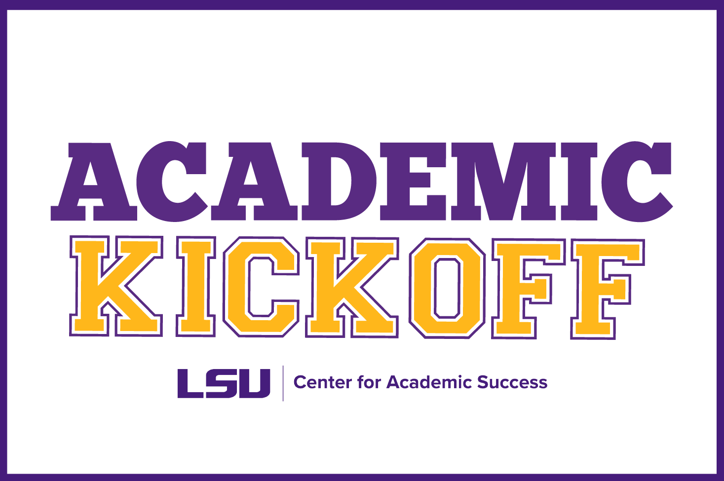 Academic Kick-Off