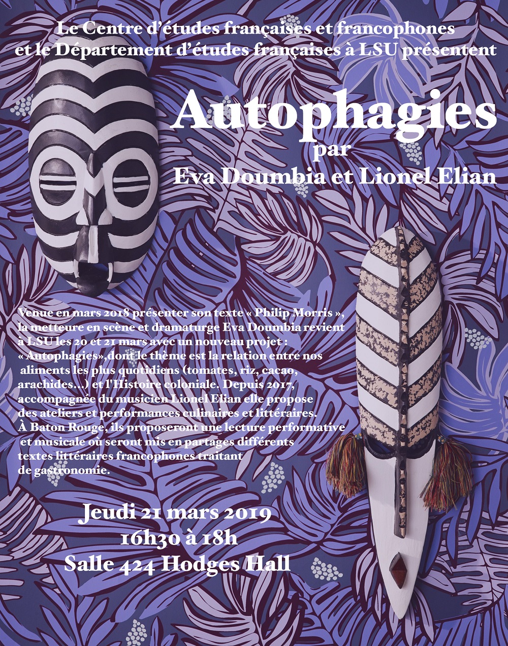 Autophagies event poster