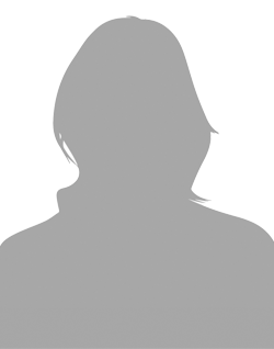Placeholder, female silhouette in grey