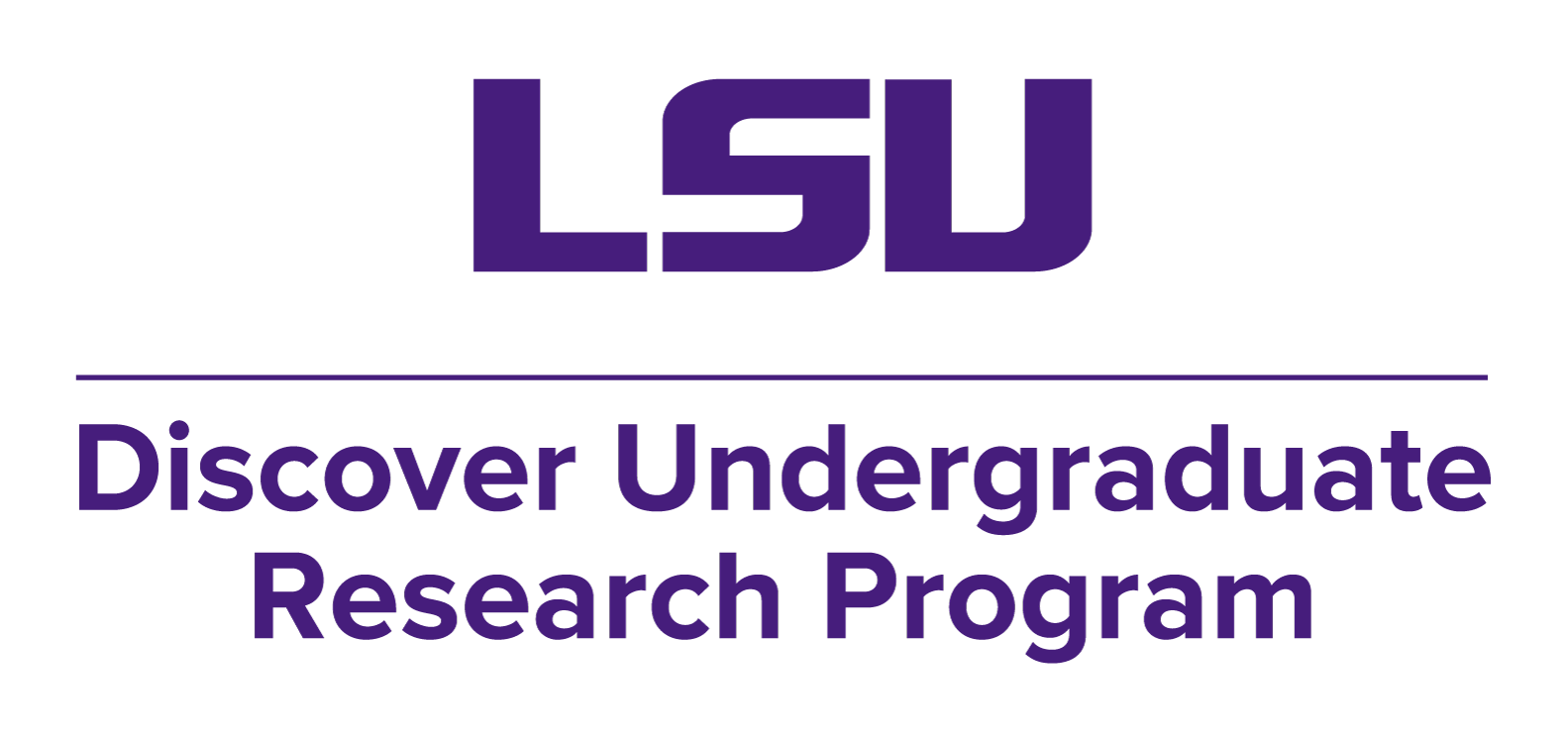 LSU Discover vertical logo