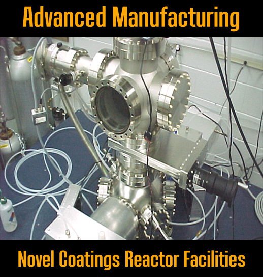 Reads: Advanced manufacturing - novel coatings reactor facilities.