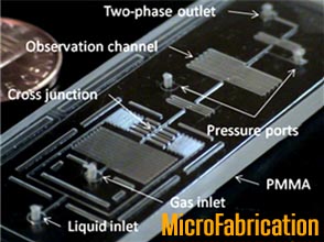 Micro-Fabricated Polymer Micro-Fluidic Chip