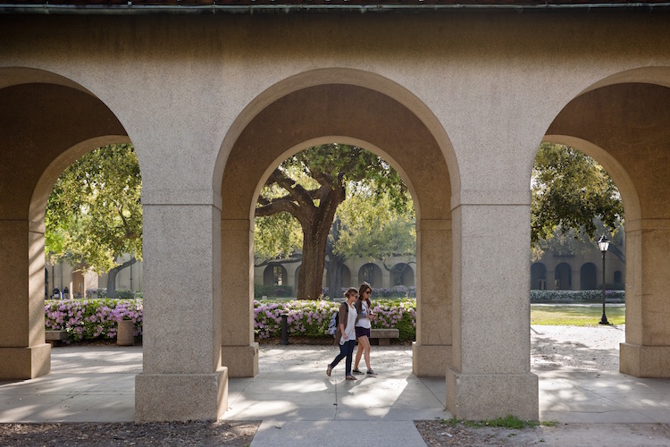 arches in the quad