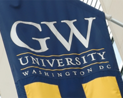 George Washington University banner
