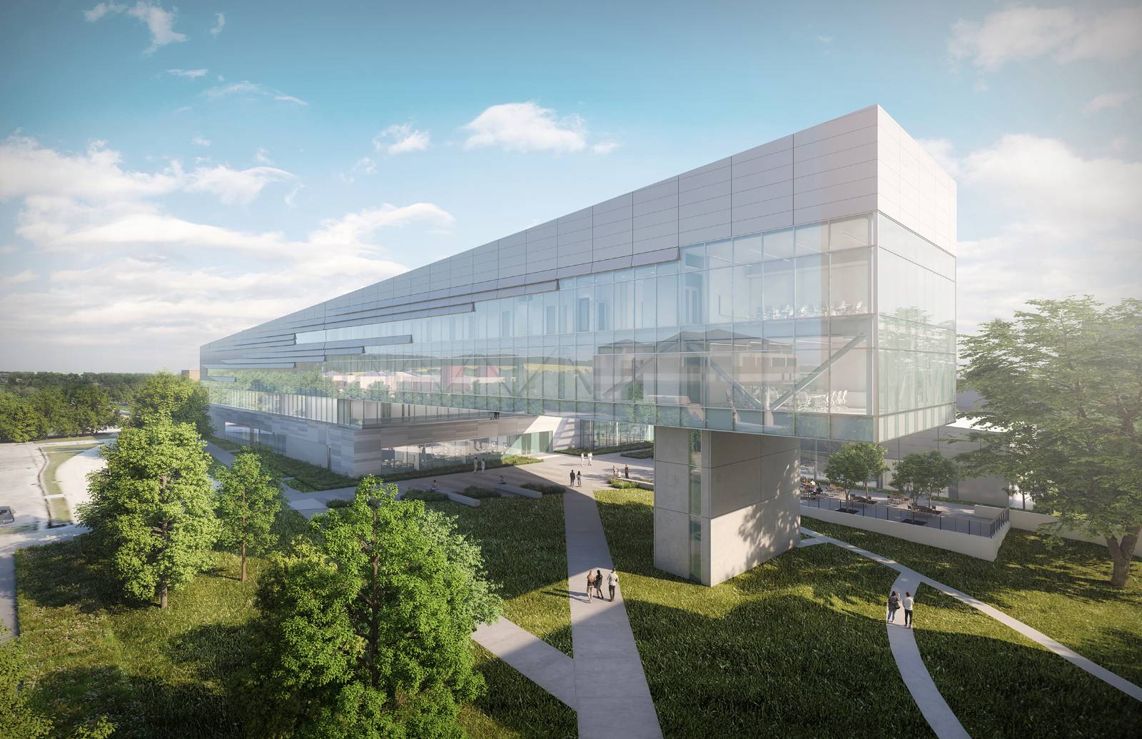 Architectural rendering of LSU Health Shreveport Center for Medical Education 